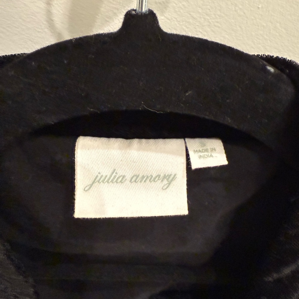 Black Julia Amory Pepper Coat - Small - Picture 5 of 5